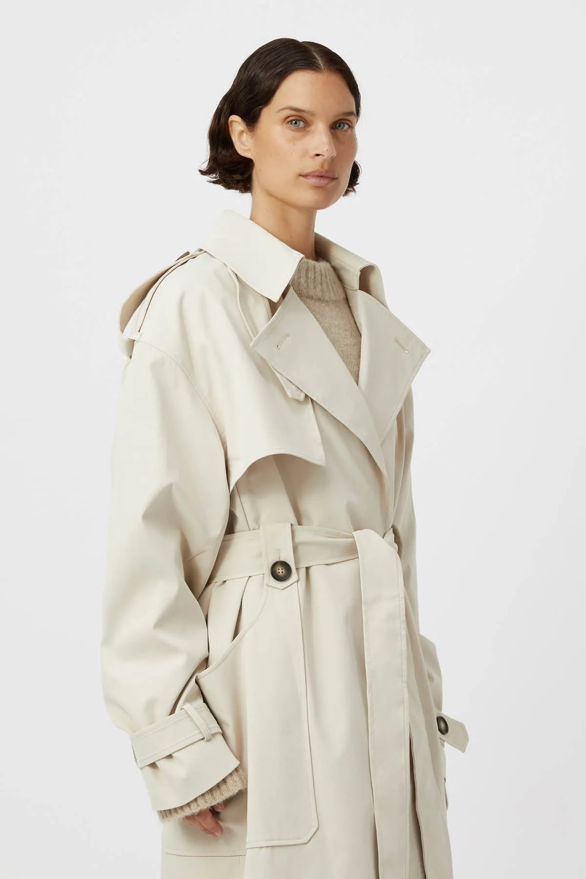Reyes Classic Trench Coat sold by camilla & marc product image thumbnail 2