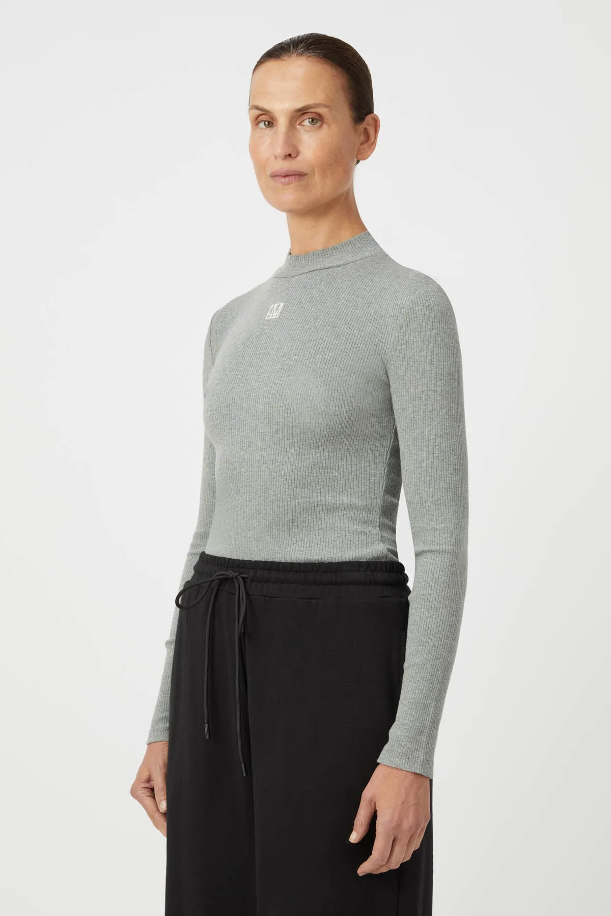 Nora Rib Long Sleeve Top sold by camilla & marc product image thumbnail 2