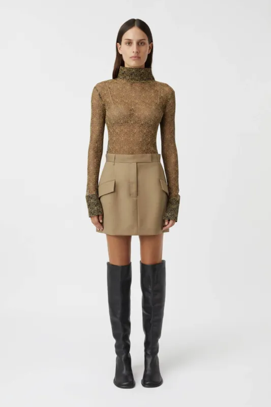 Madero Peplum Mini Skirt sold by camilla & marc