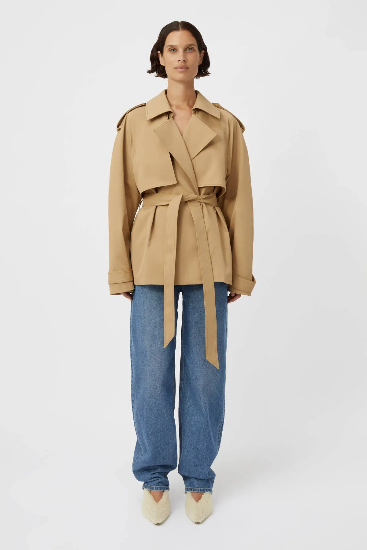 Burdock Trench Jacket sold by camilla & marc