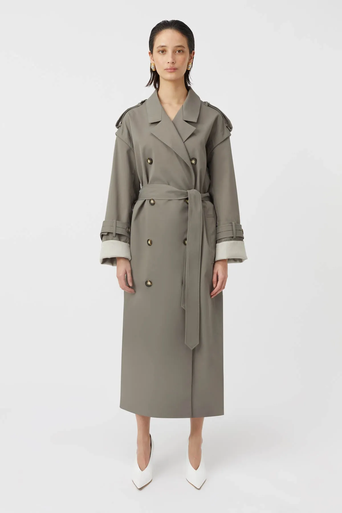 トレンチコート camilla and marc TRENCH COAT (N2CMJ2349 BLACK) Camilla and Marc Lomela Trench Coat in Black – Coco & Lola