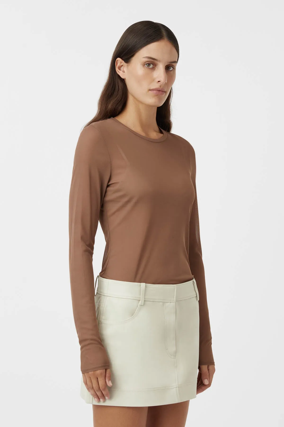 Marie Sheer Long Sleeve Top sold by camilla & marc product image thumbnail 2