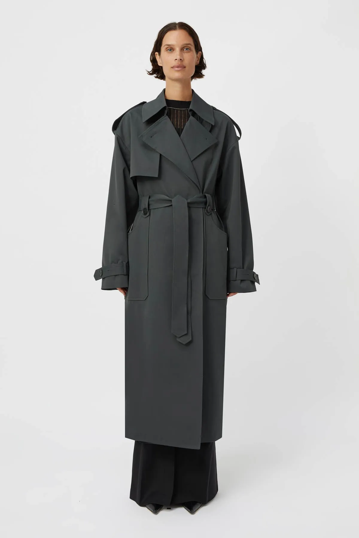 Reyes Classic Trench Coat sold by camilla & marc