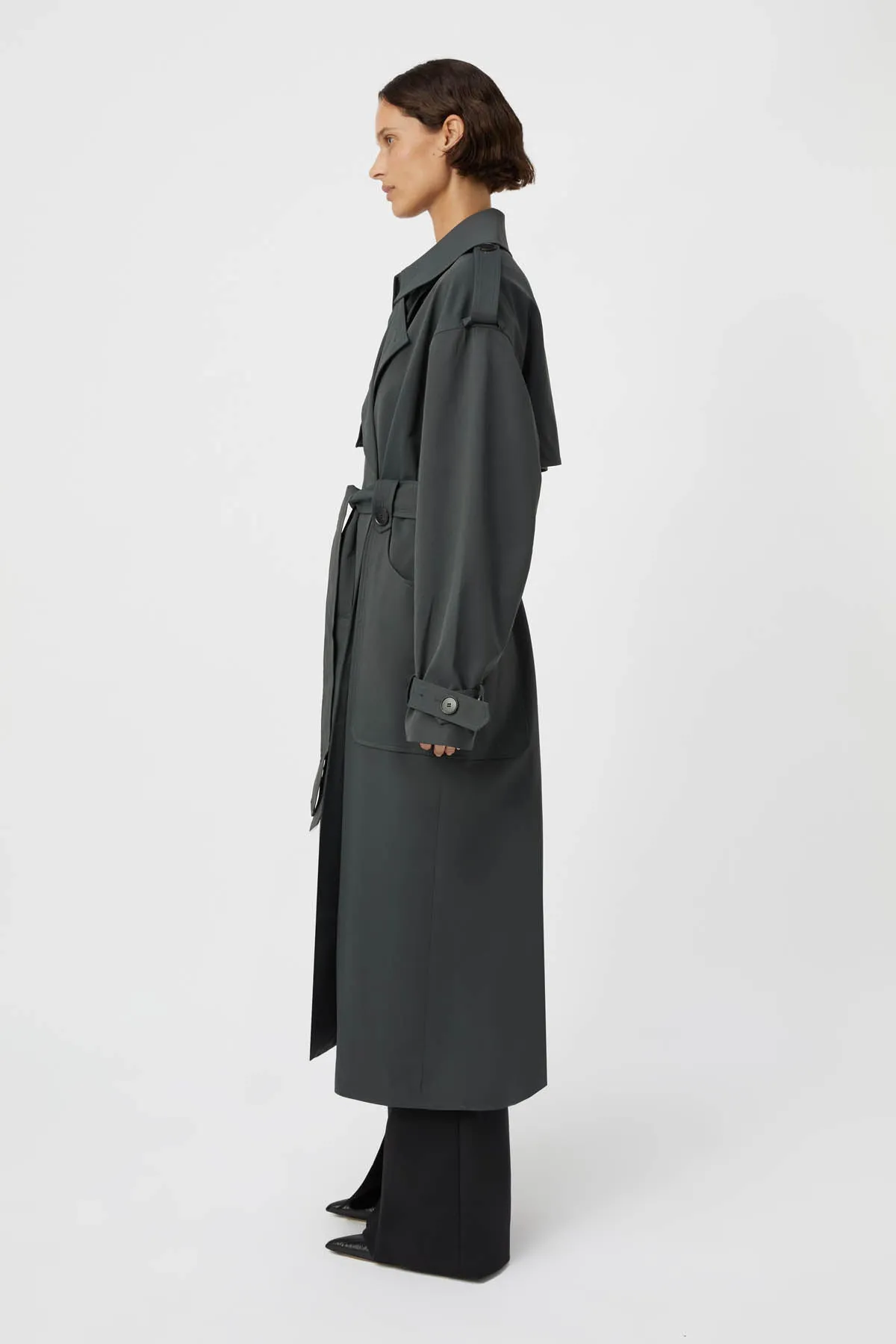 Reyes Classic Trench Coat sold by camilla & marc product image thumbnail 4