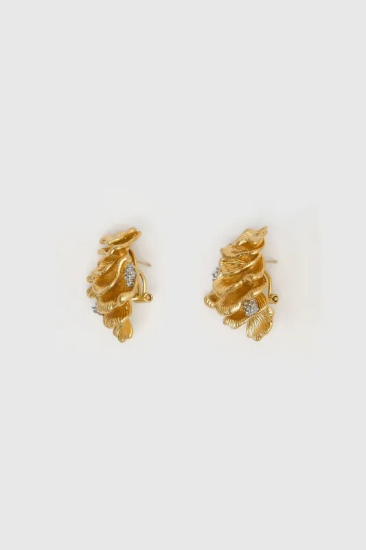 Celosia Clip Earrings sold by camilla & marc