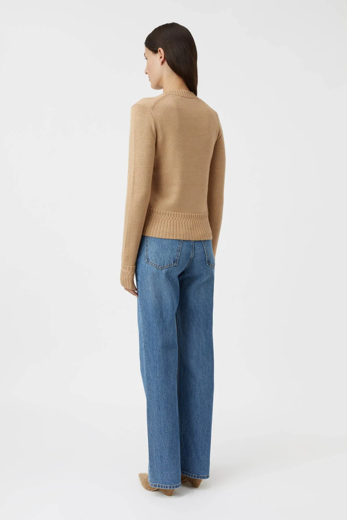 Reid Crew Knit Jumper sold by camilla & marc product image thumbnail 4