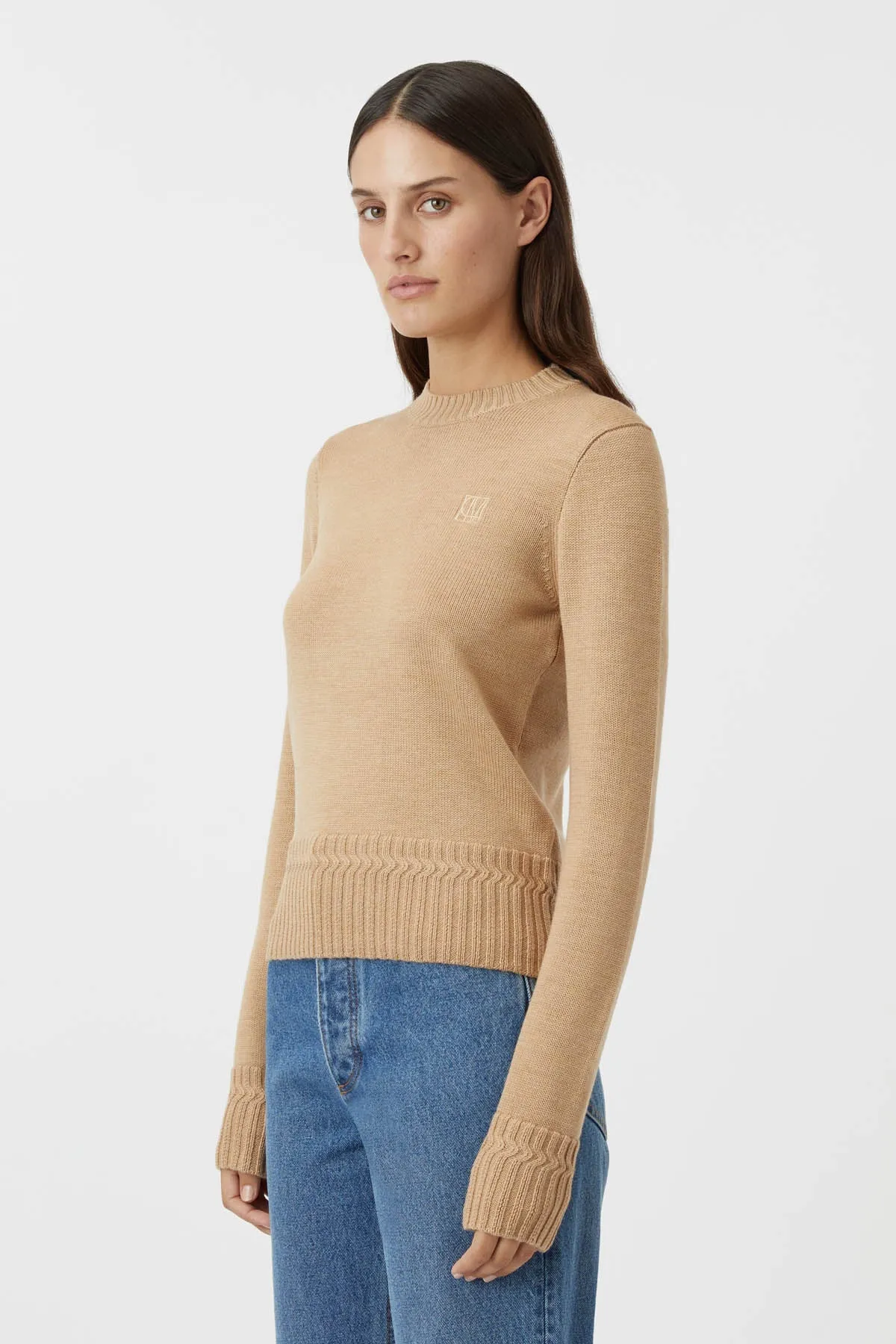 Reid Crew Knit Jumper sold by camilla & marc product image thumbnail 2