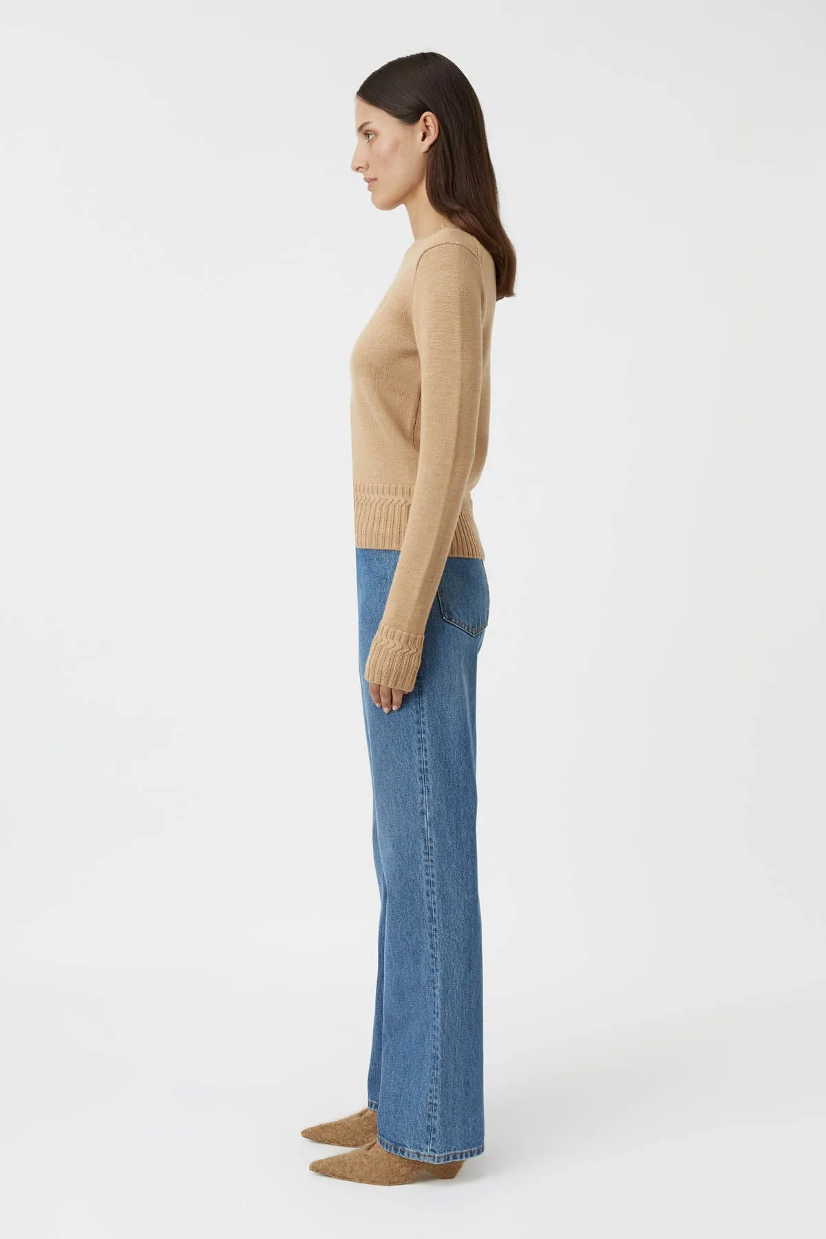 Reid Crew Knit Jumper sold by camilla & marc product image thumbnail 3