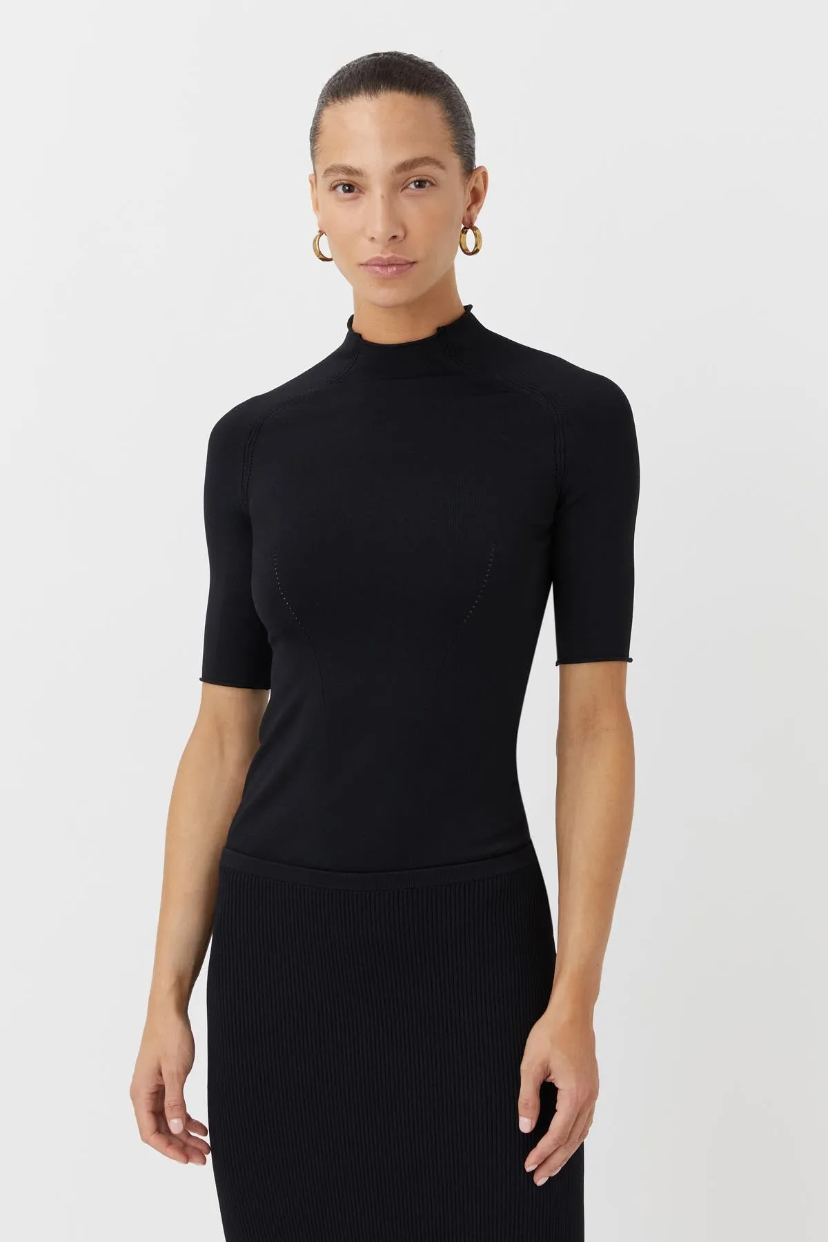 Garnet Short Sleeve Knit Top sold by camilla & marc product image thumbnail 2