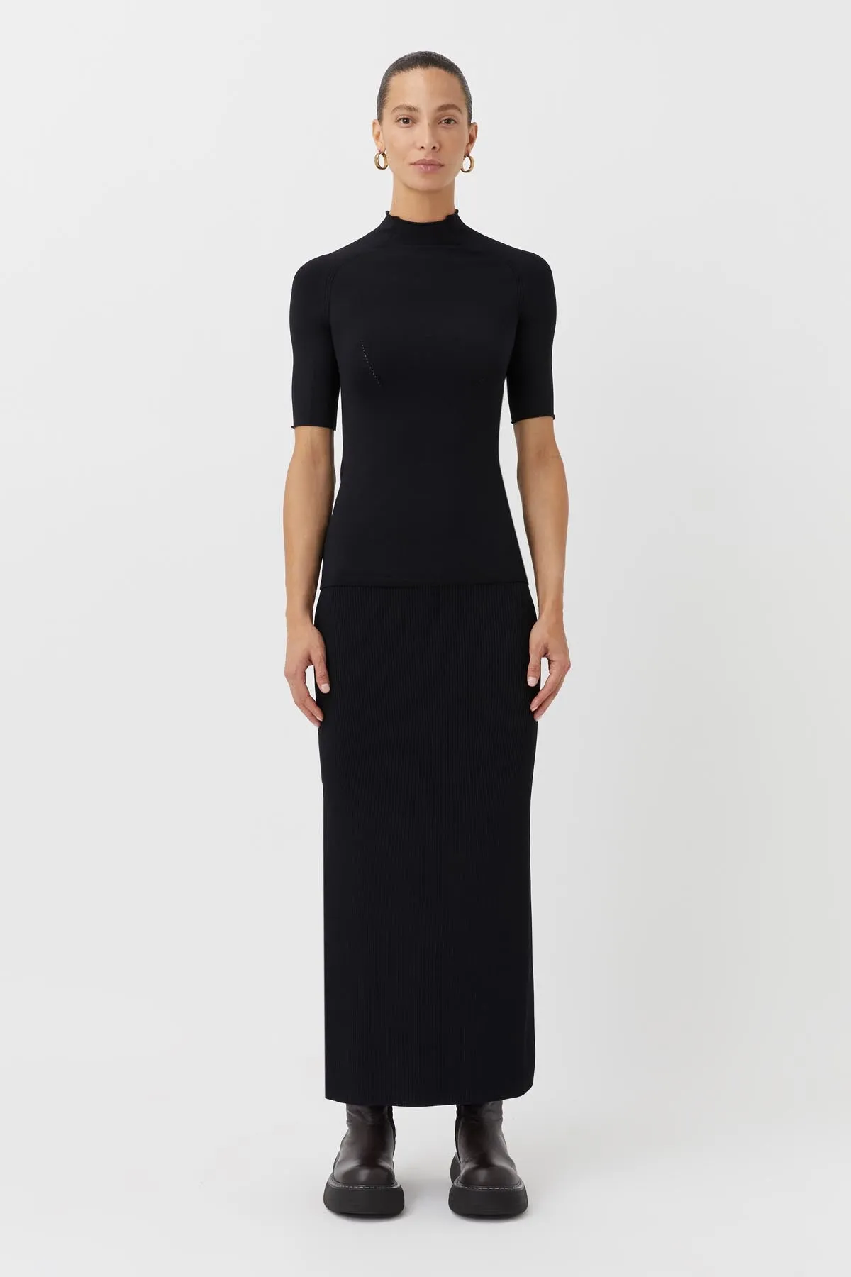 Garnet Short Sleeve Knit Top sold by camilla & marc product image thumbnail 3