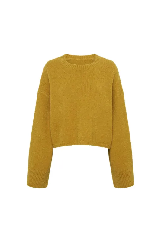 Saffron Crew Knit sold by camilla & marc