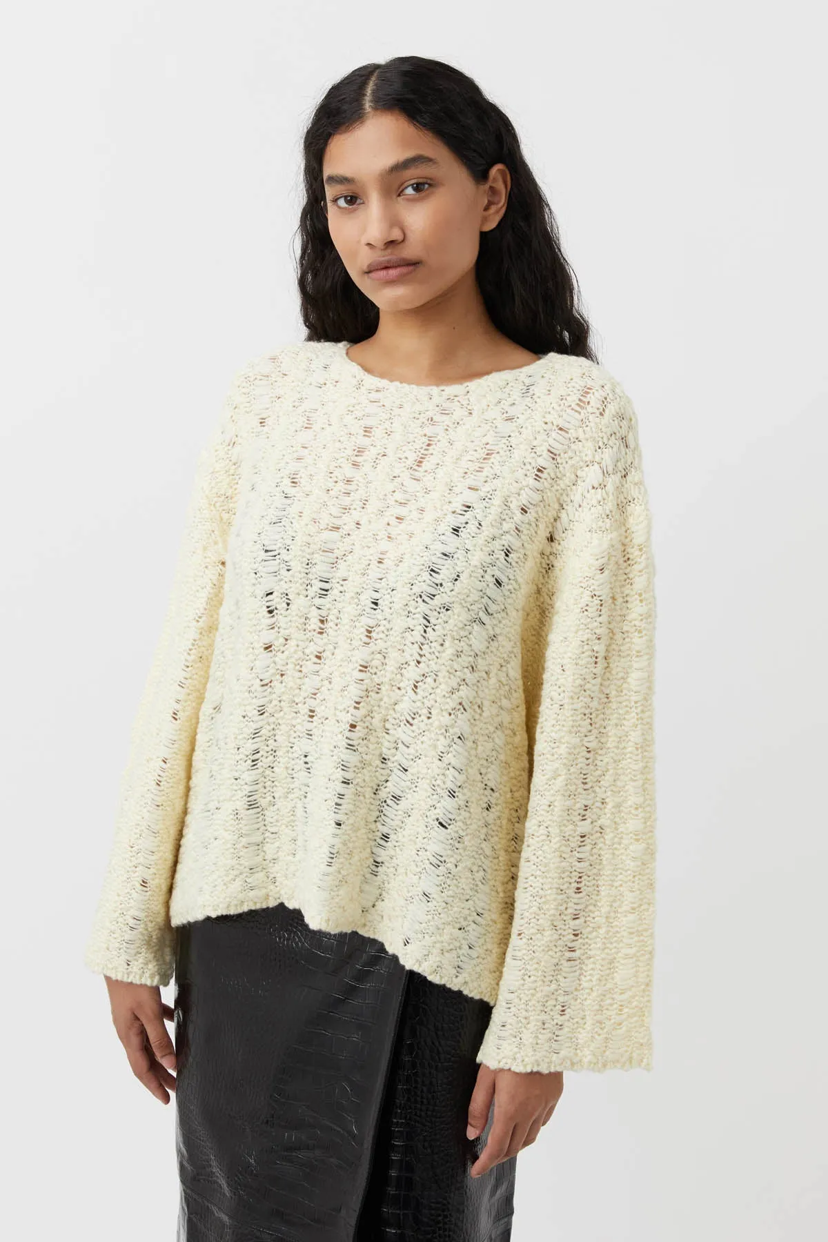 Orchid Knit Crew sold by camilla & marc product image thumbnail 2