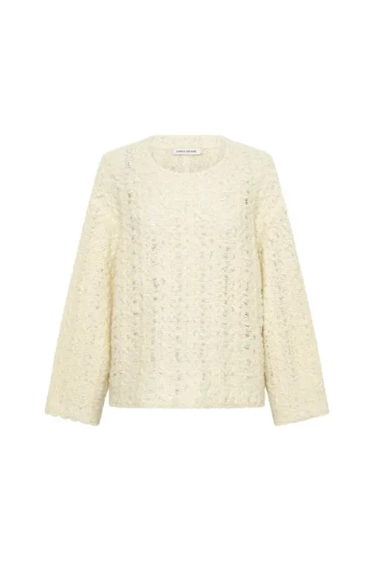 Orchid Knit Crew sold by camilla & marc