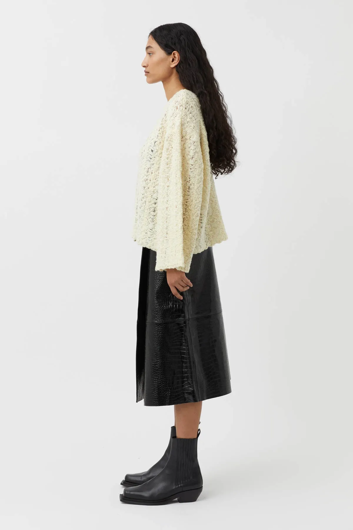 Orchid Knit Crew sold by camilla & marc product image thumbnail 4