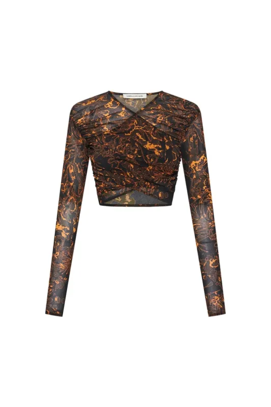 Freesia Sheer Top sold by camilla & marc
