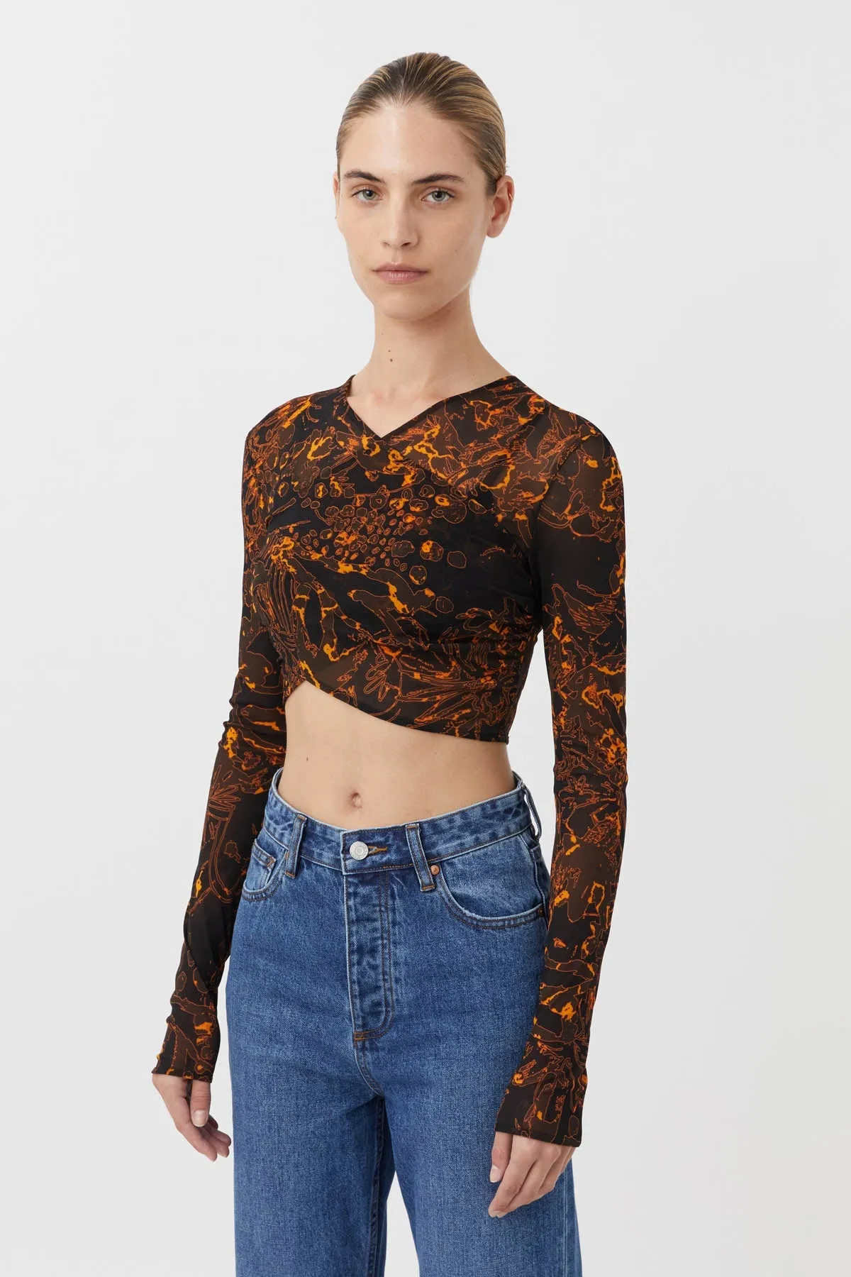 Freesia Sheer Top sold by camilla & marc product image thumbnail 2