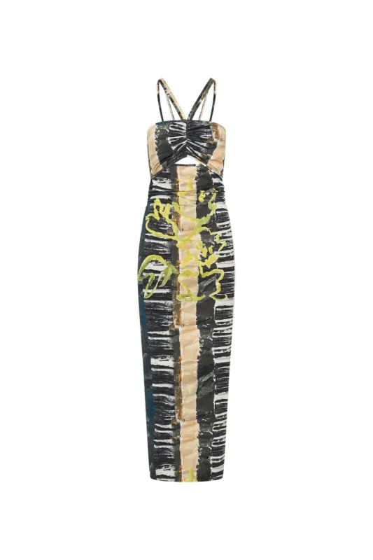 Jules Halter Midi Dress sold by camilla & marc