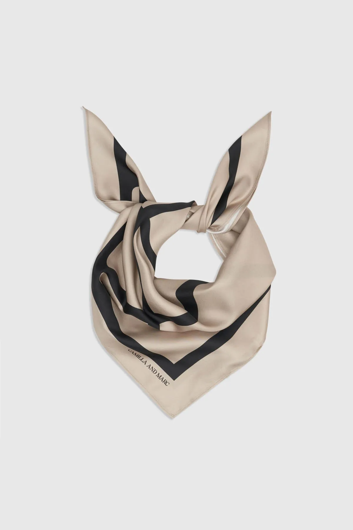 Monogram Printed Scarf sold by camilla & marc product image thumbnail 3