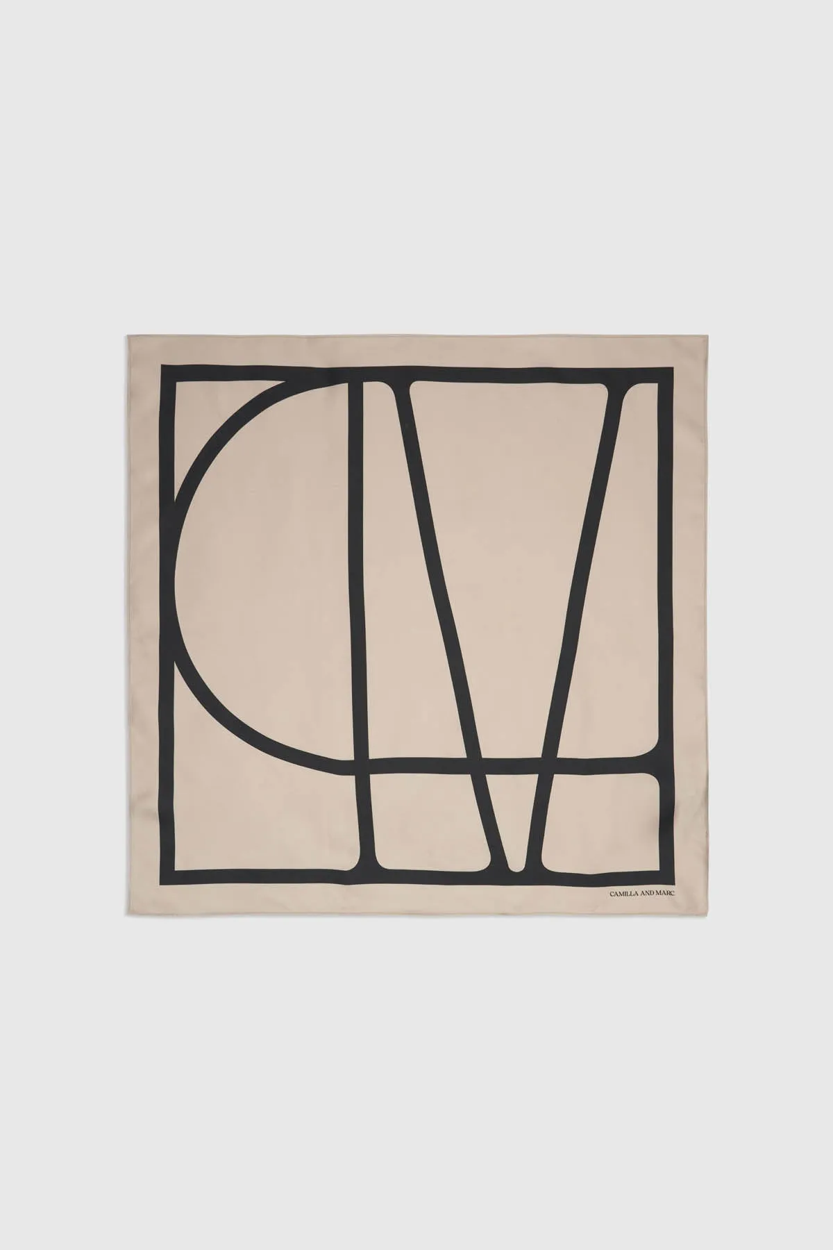 Monogram Printed Scarf sold by camilla & marc product image thumbnail 4