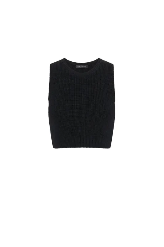 Janis Crop Knit Top sold by camilla & marc