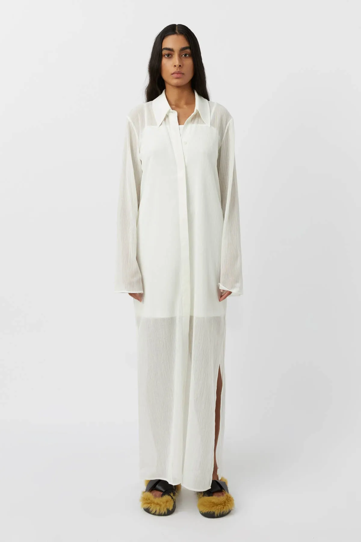 Pia Sheer Texture Dress sold by camilla & marc product image thumbnail 3