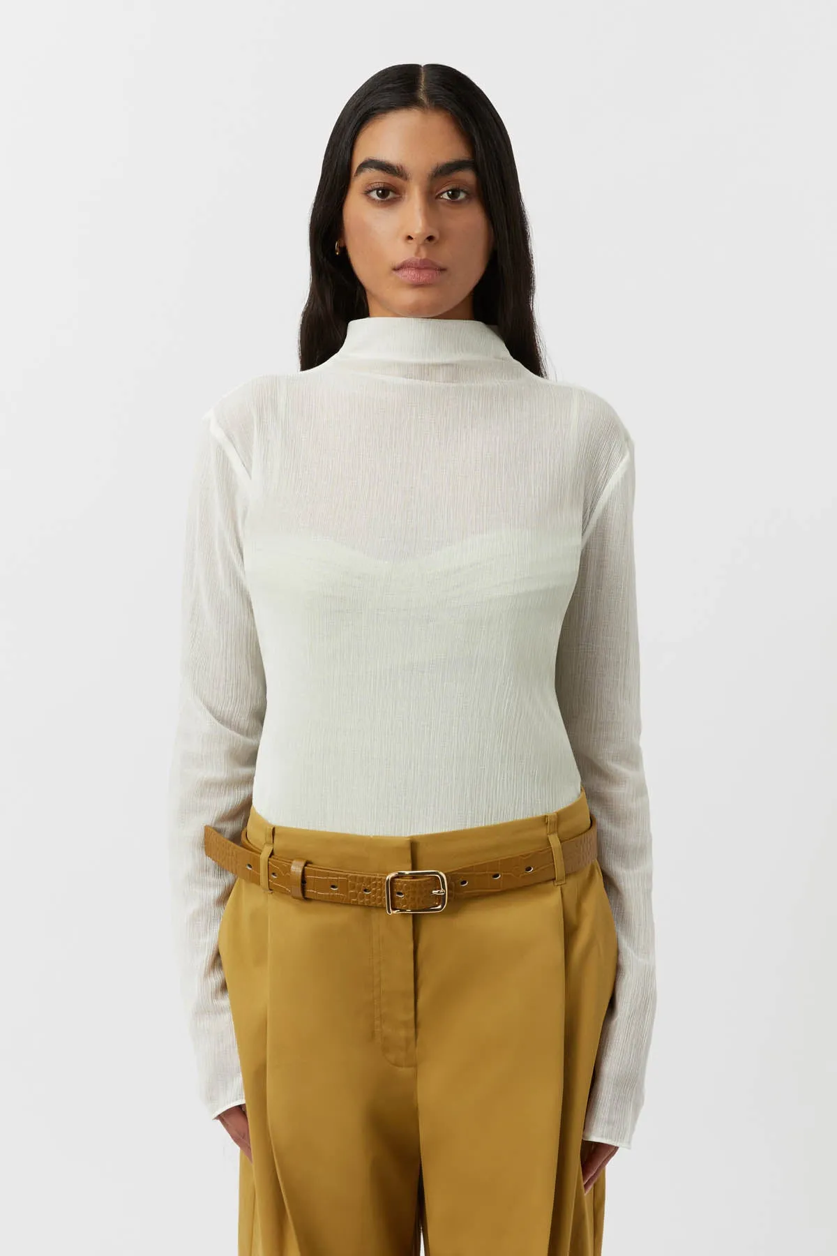 Pia Sheer Texture Top sold by camilla & marc product image thumbnail 2