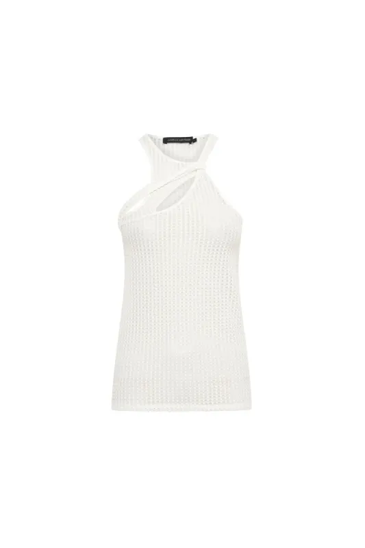Atlas Textured Twist Tank sold by camilla & marc