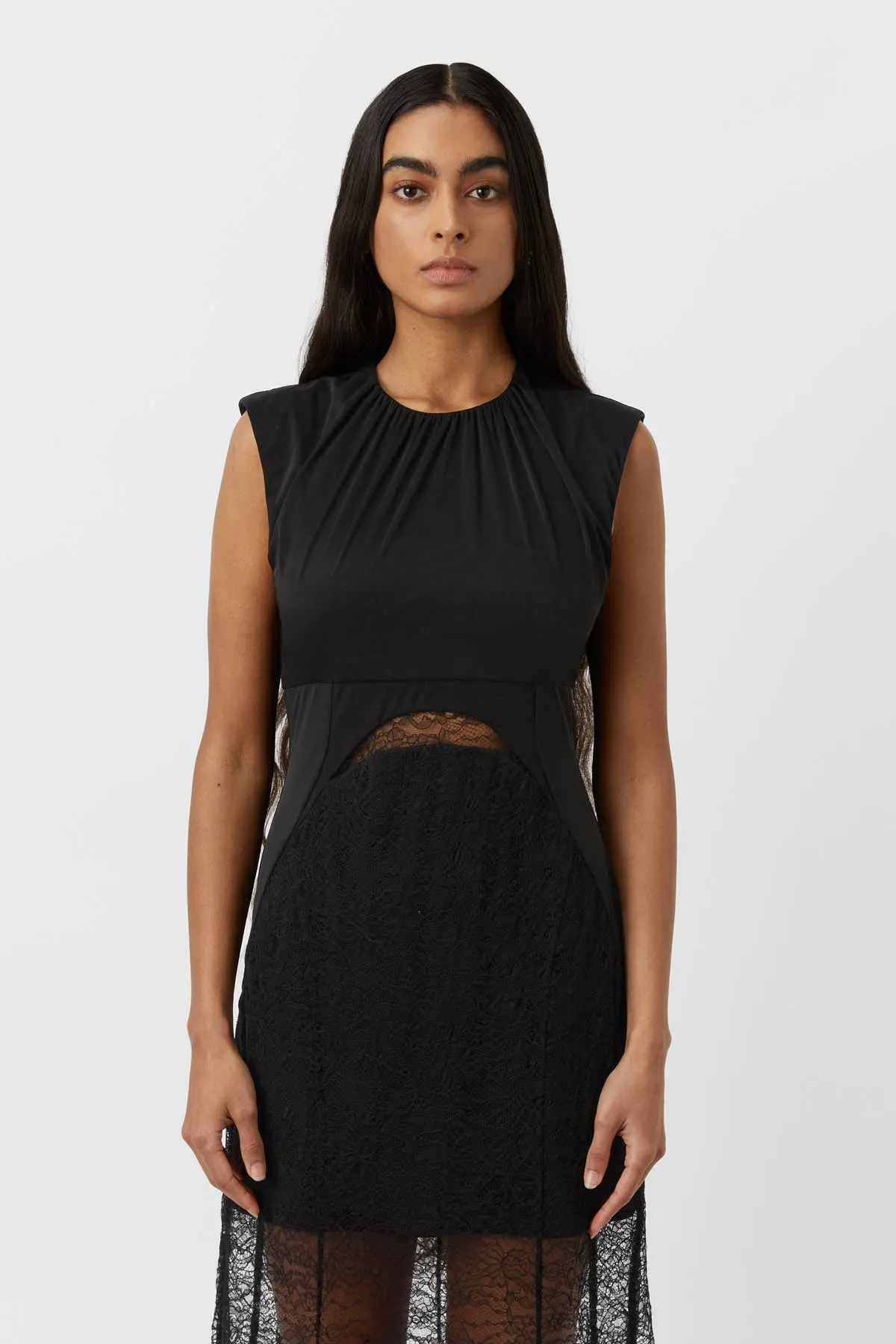 Angelo Lace Contrast Maxi Dress sold by camilla & marc product image thumbnail 3
