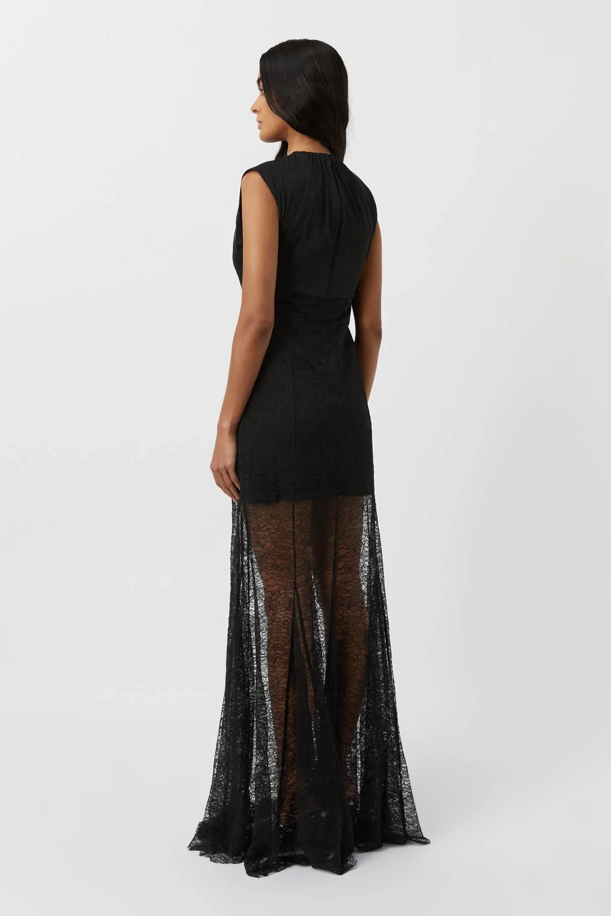 Angelo Lace Contrast Maxi Dress sold by camilla & marc product image thumbnail 5