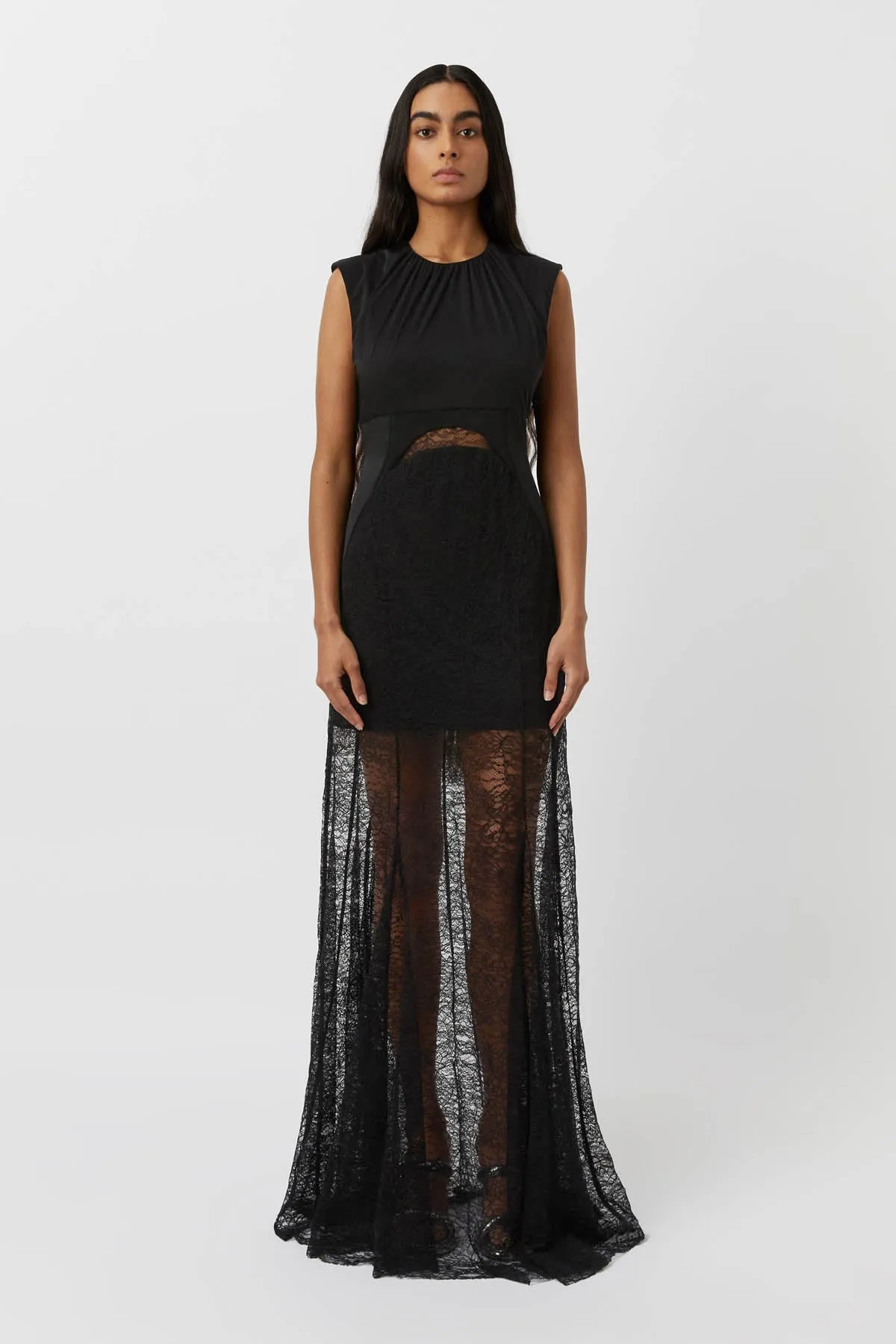 Angelo Lace Contrast Maxi Dress sold by camilla & marc product image thumbnail 2