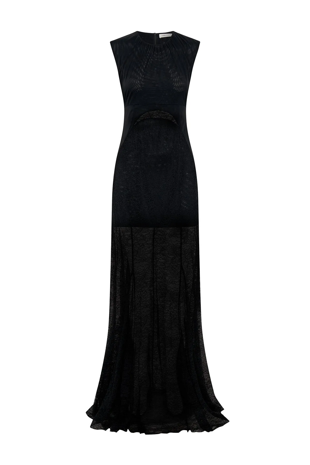 Angelo Lace Contrast Maxi Dress sold by camilla & marc