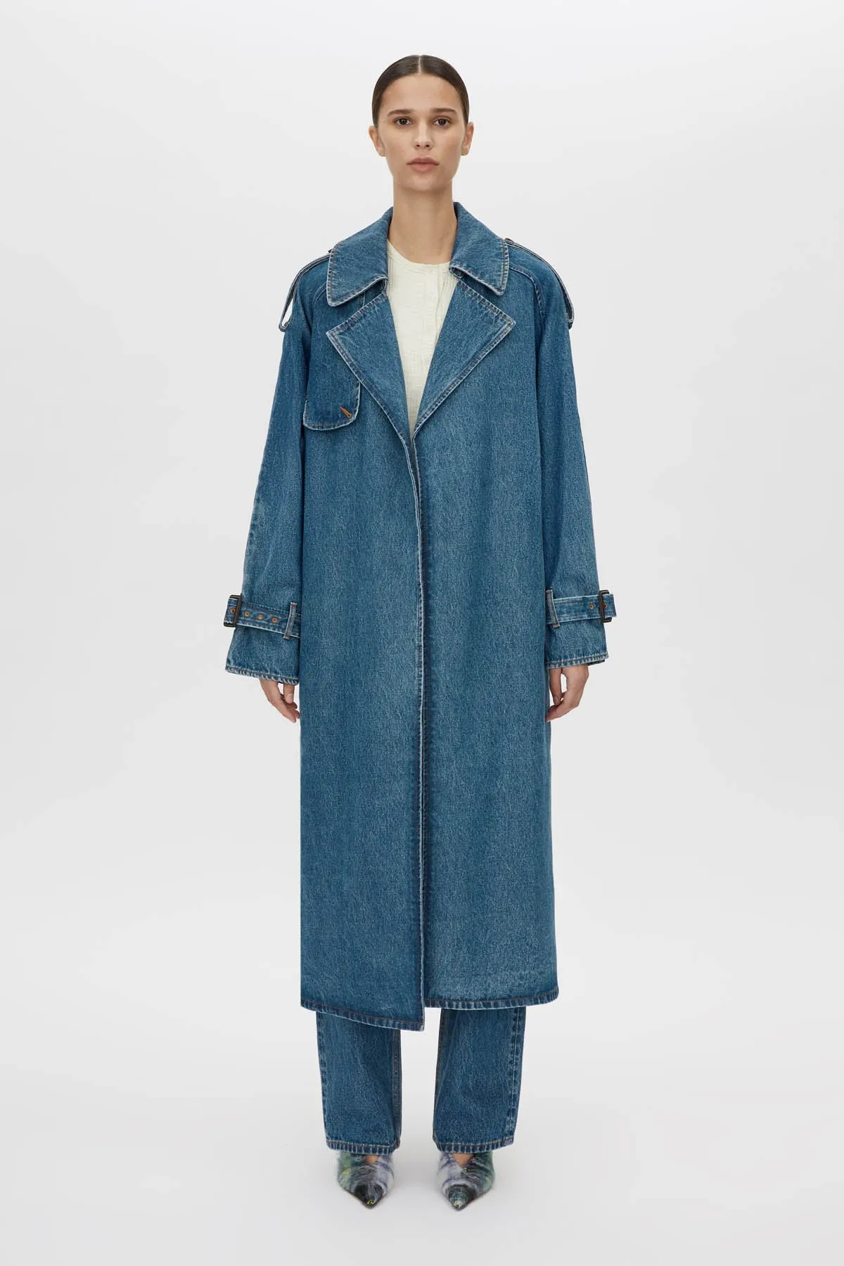 Calyx Denim Coat sold by camilla & marc product image thumbnail 3