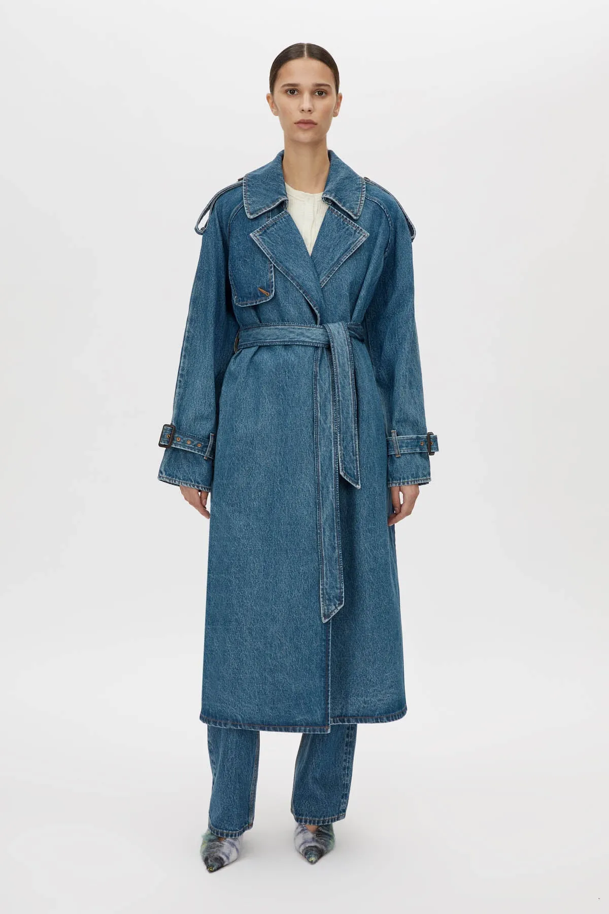 Calyx Denim Coat sold by camilla & marc product image thumbnail 4