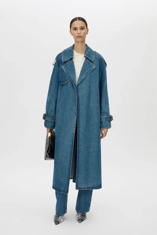 Calyx Denim Coat sold by camilla & marc