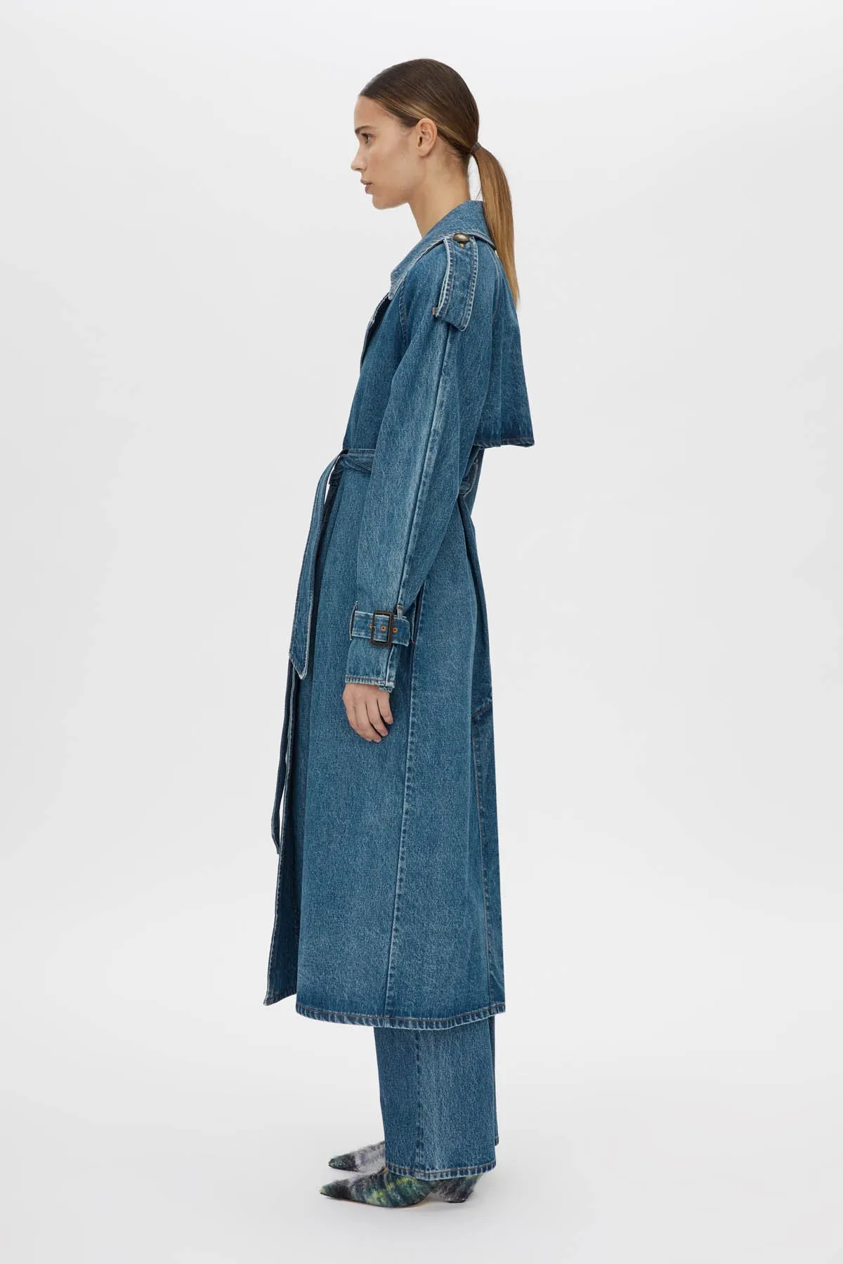 Calyx Denim Coat sold by camilla & marc product image thumbnail 5