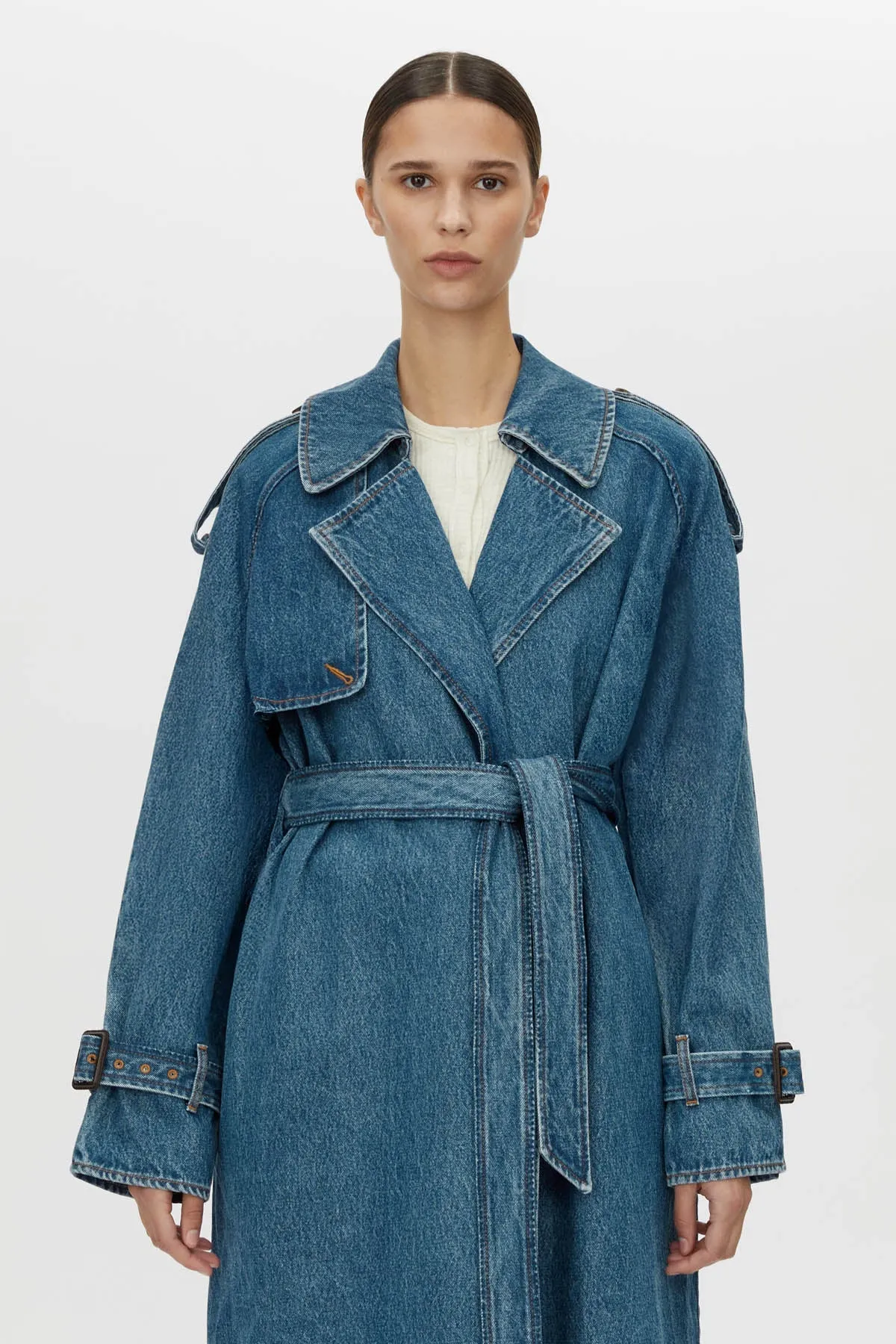 Calyx Denim Coat sold by camilla & marc product image thumbnail 2