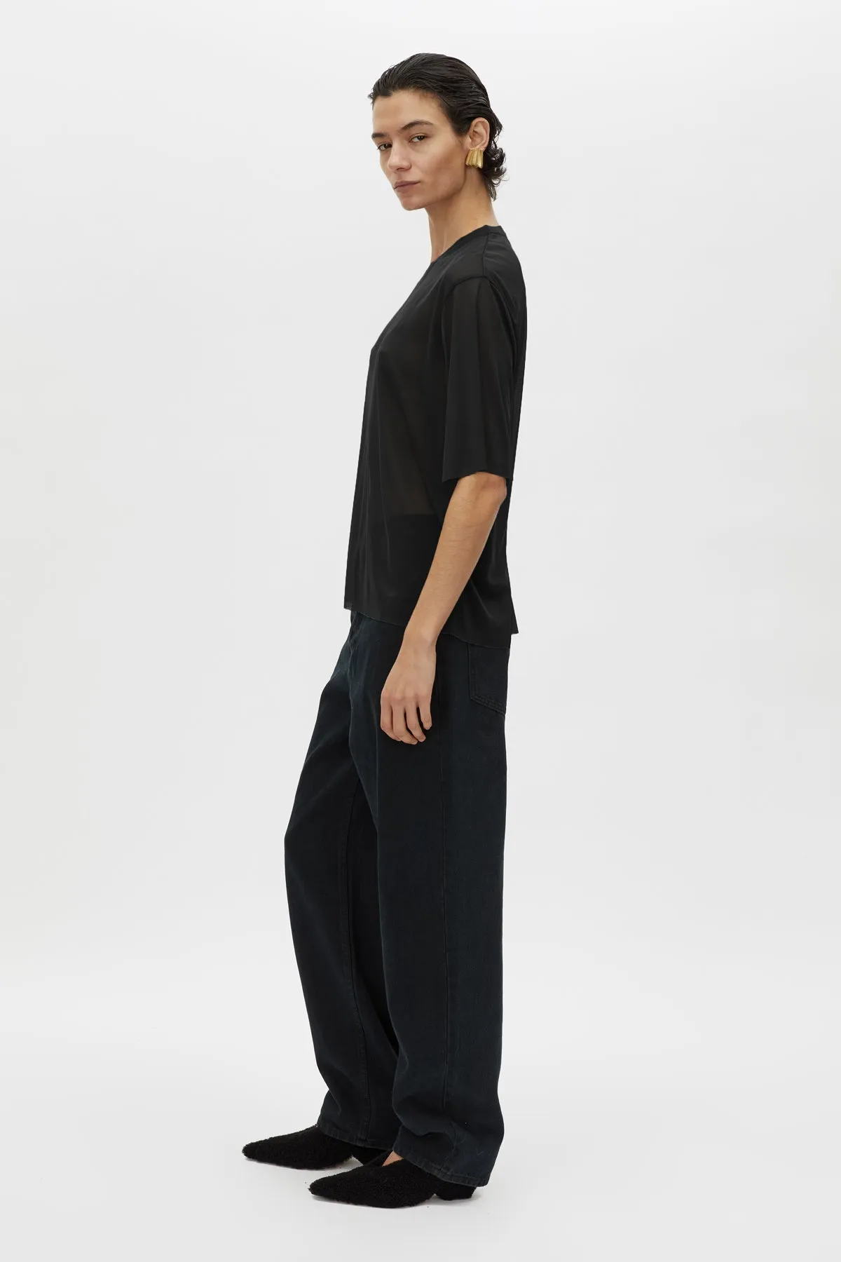 Enigma V Neck Sheer Tee sold by camilla & marc product image thumbnail 4