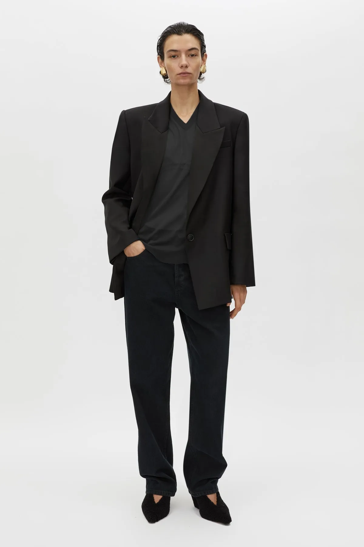 Enigma V Neck Sheer Tee sold by camilla & marc