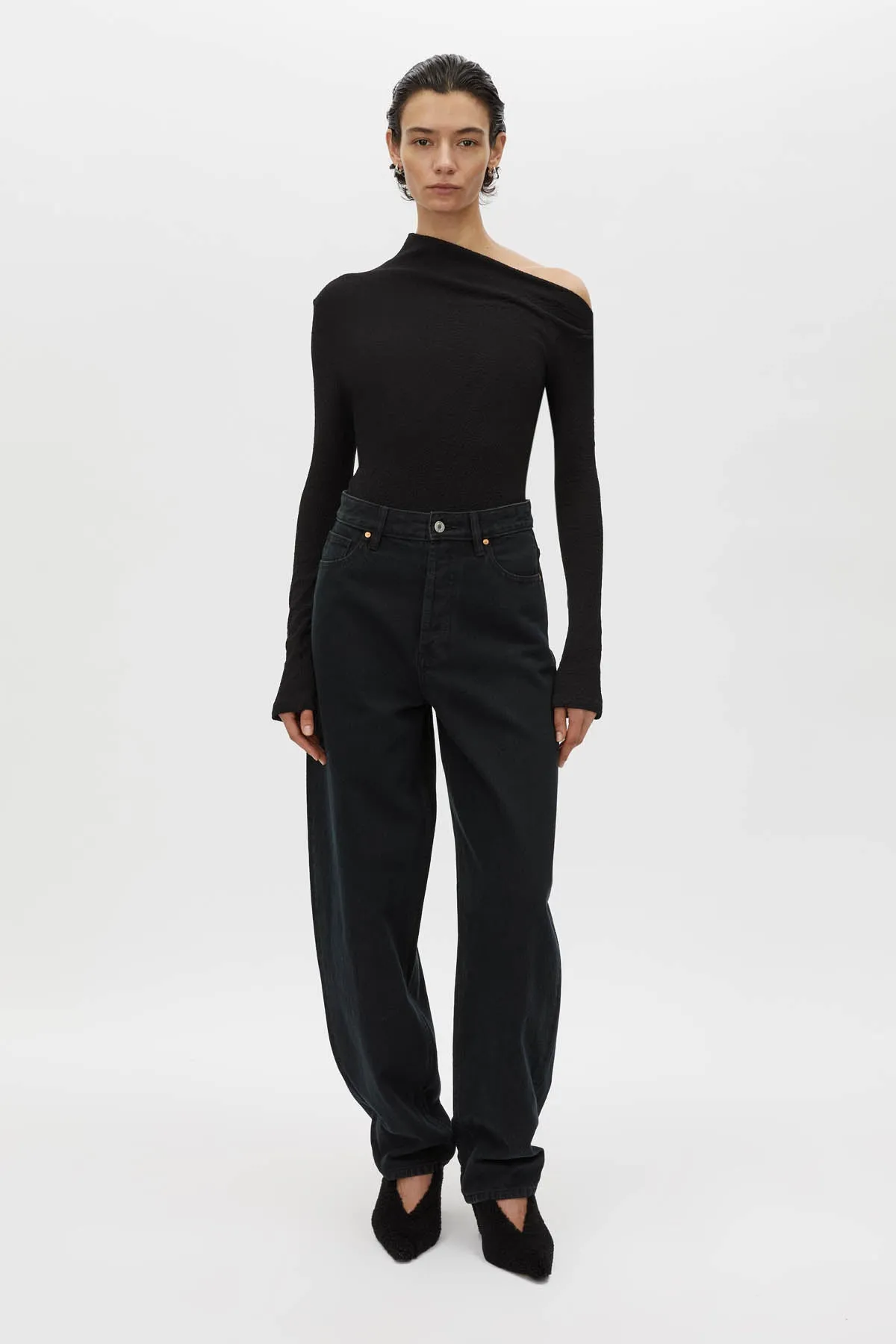 Cali Textured Long Sleeve Top sold by camilla & marc