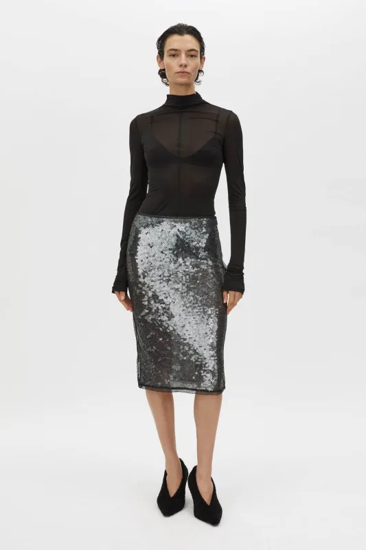 Facade Midi Skirt sold by camilla & marc