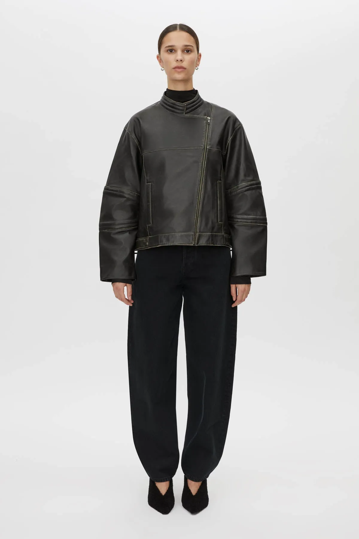 Vertex Leather Jacket sold by camilla & marc product image thumbnail 3