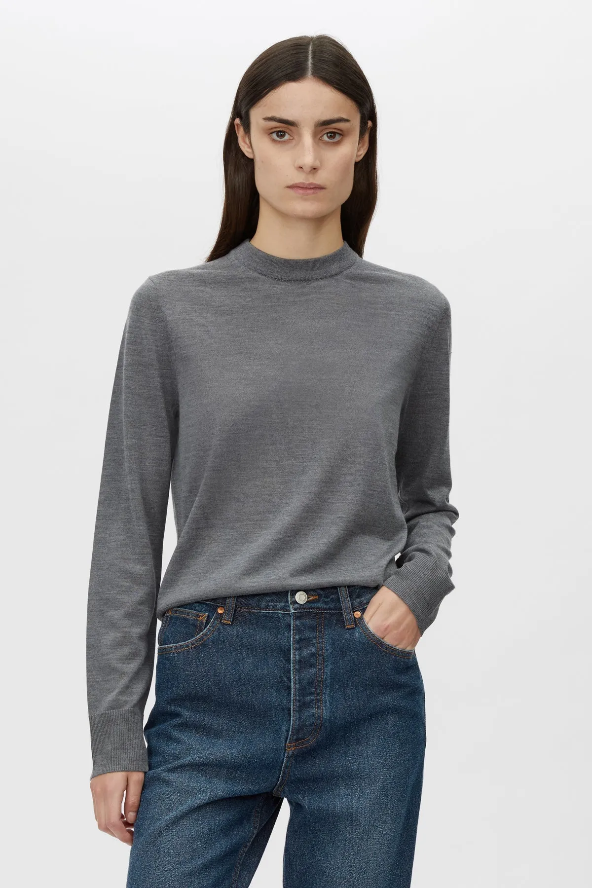 Leona Classic Crew Neck Sweater sold by camilla & marc product image thumbnail 2