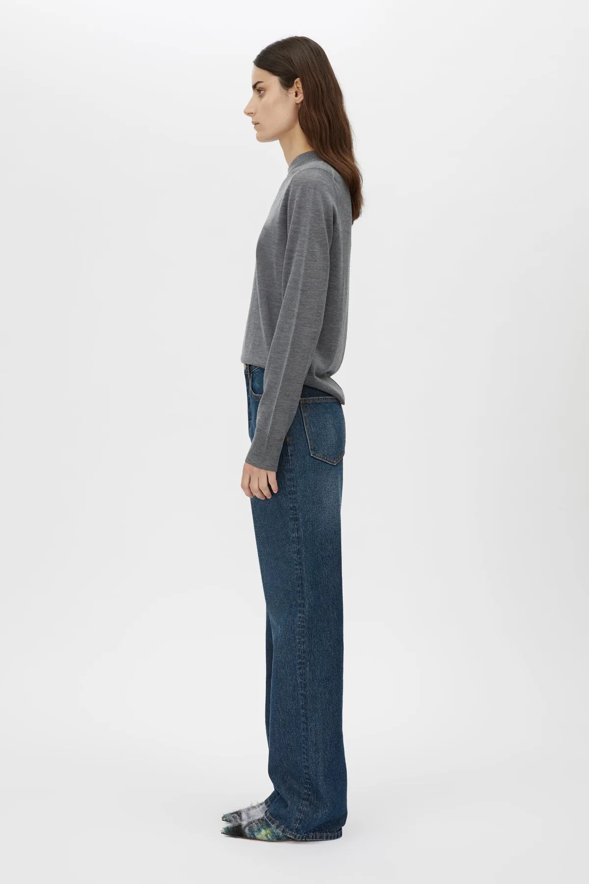 Leona Classic Crew Neck Sweater sold by camilla & marc product image thumbnail 3