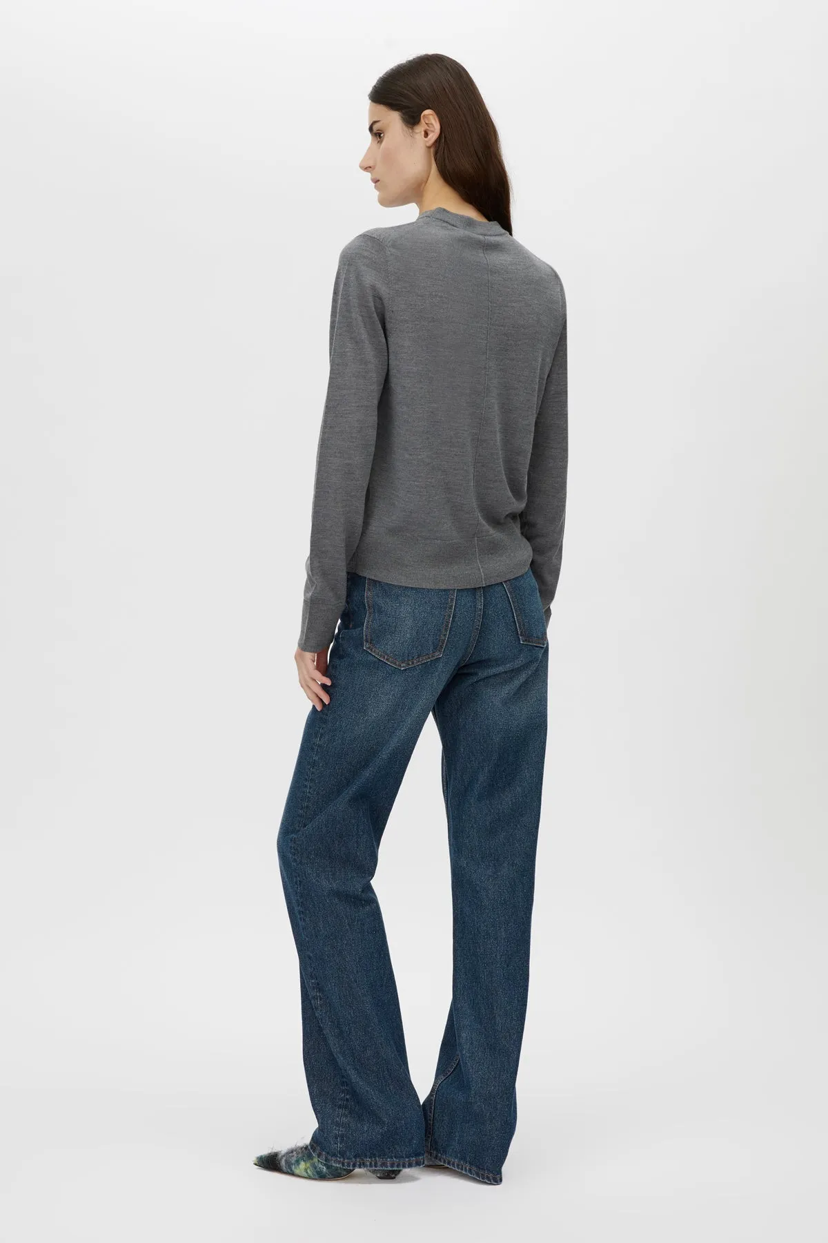 Leona Classic Crew Neck Sweater sold by camilla & marc product image thumbnail 4