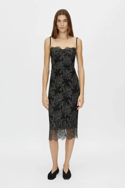 Peregrine Lace Midi Dress sold by camilla & marc