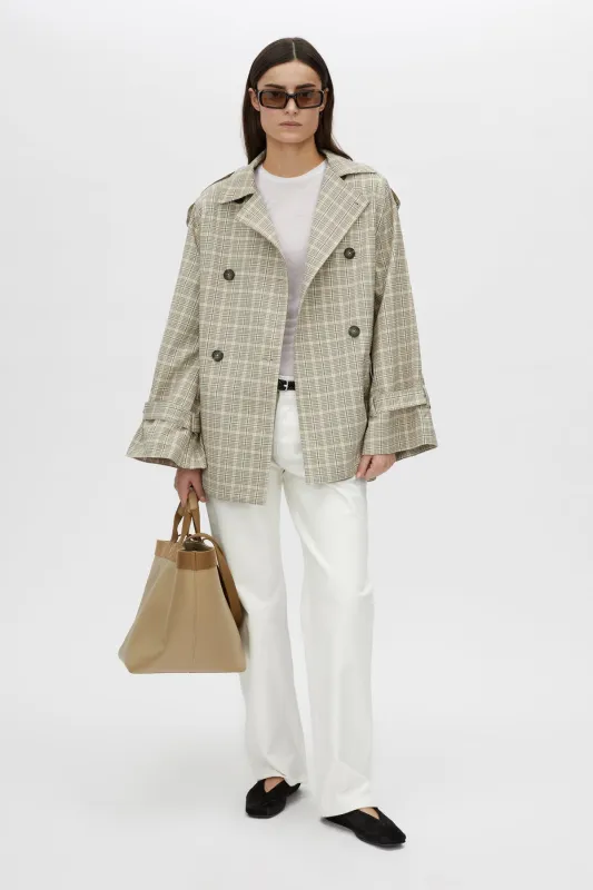 Kinetic Tattersal Trench sold by camilla & marc