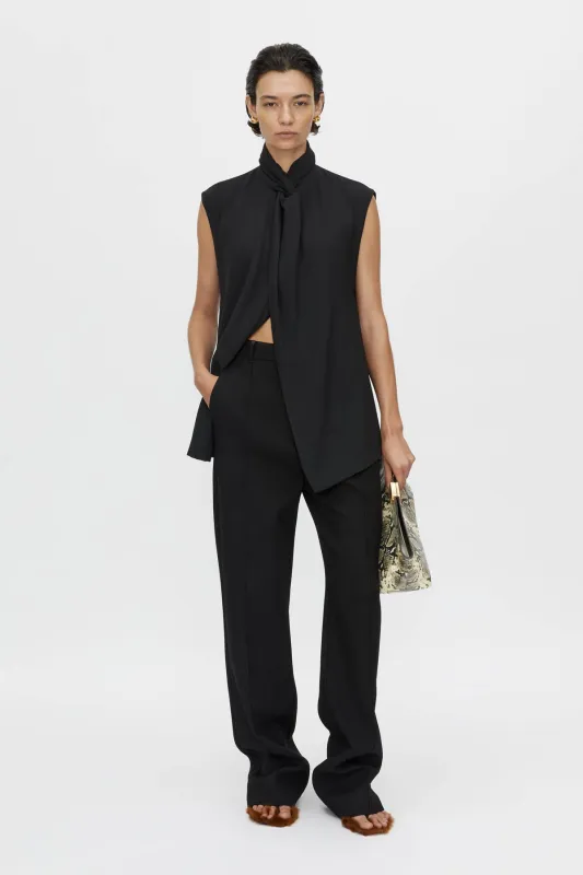 Oriole Twist Neck Top sold by camilla & marc