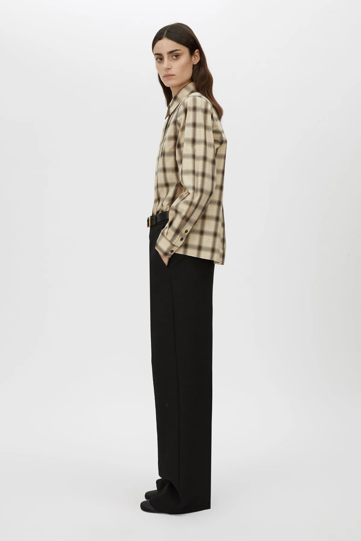 Pasphae Check Shirt sold by camilla & marc product image thumbnail 4