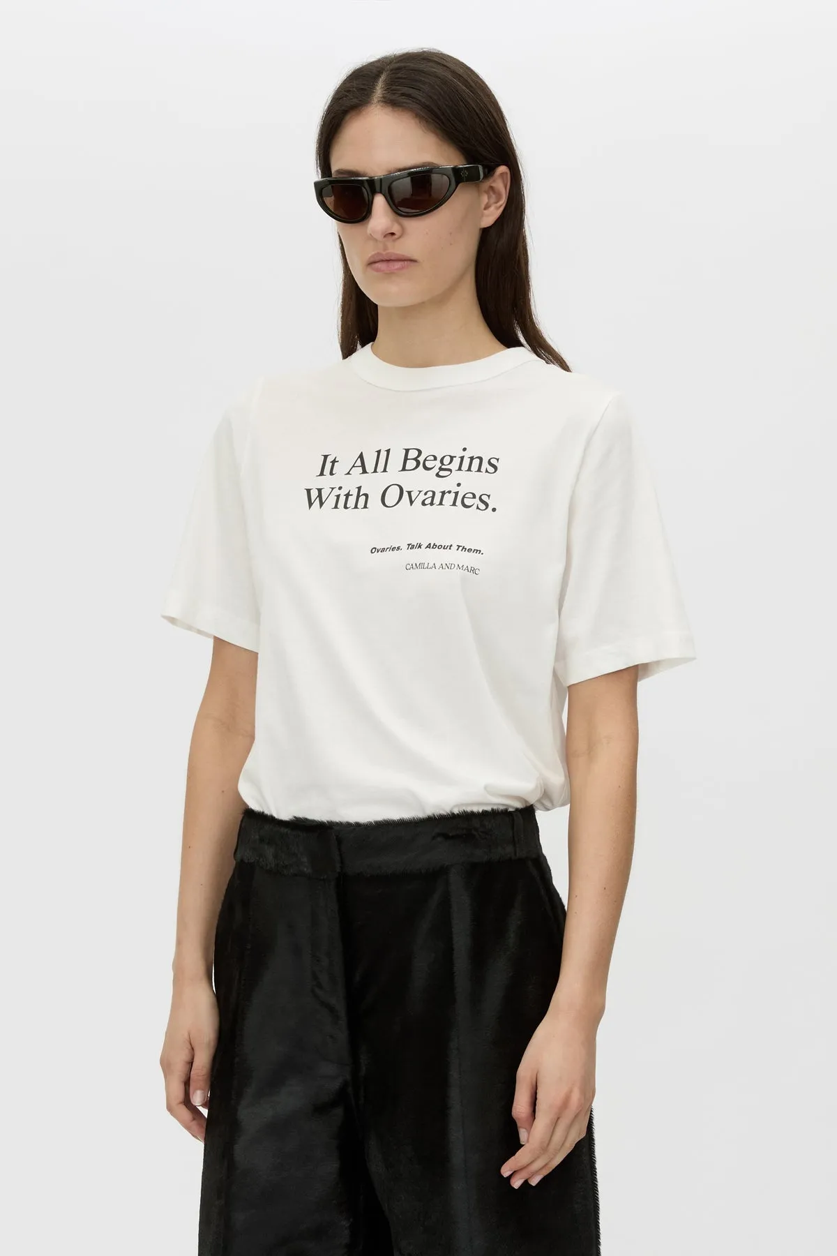 Ovarian Cancer Unisex Tee 1 sold by camilla & marc product image thumbnail 4