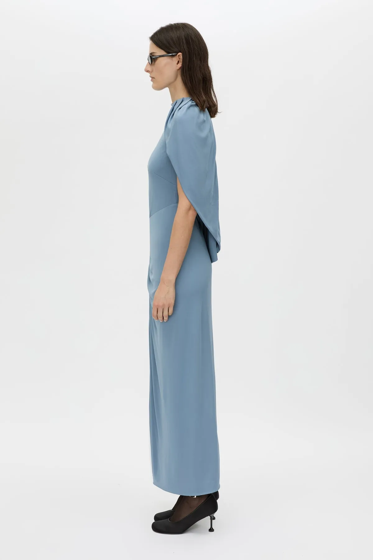 Paloma Draped Sleeve Dress sold by camilla & marc product image thumbnail 3